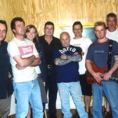 Michael Sherlock with Angry Anderson and band